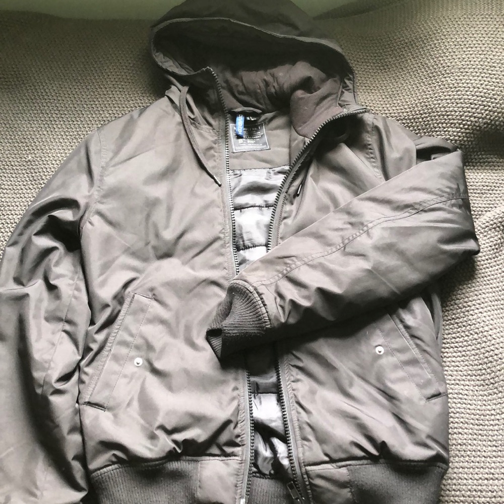Thick bomber jacket